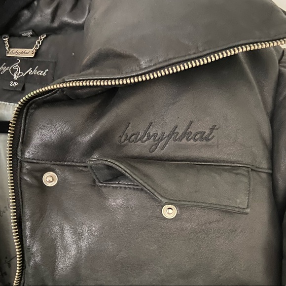 Baby Phat Leather Jacket in Black - Picture 3 of 4